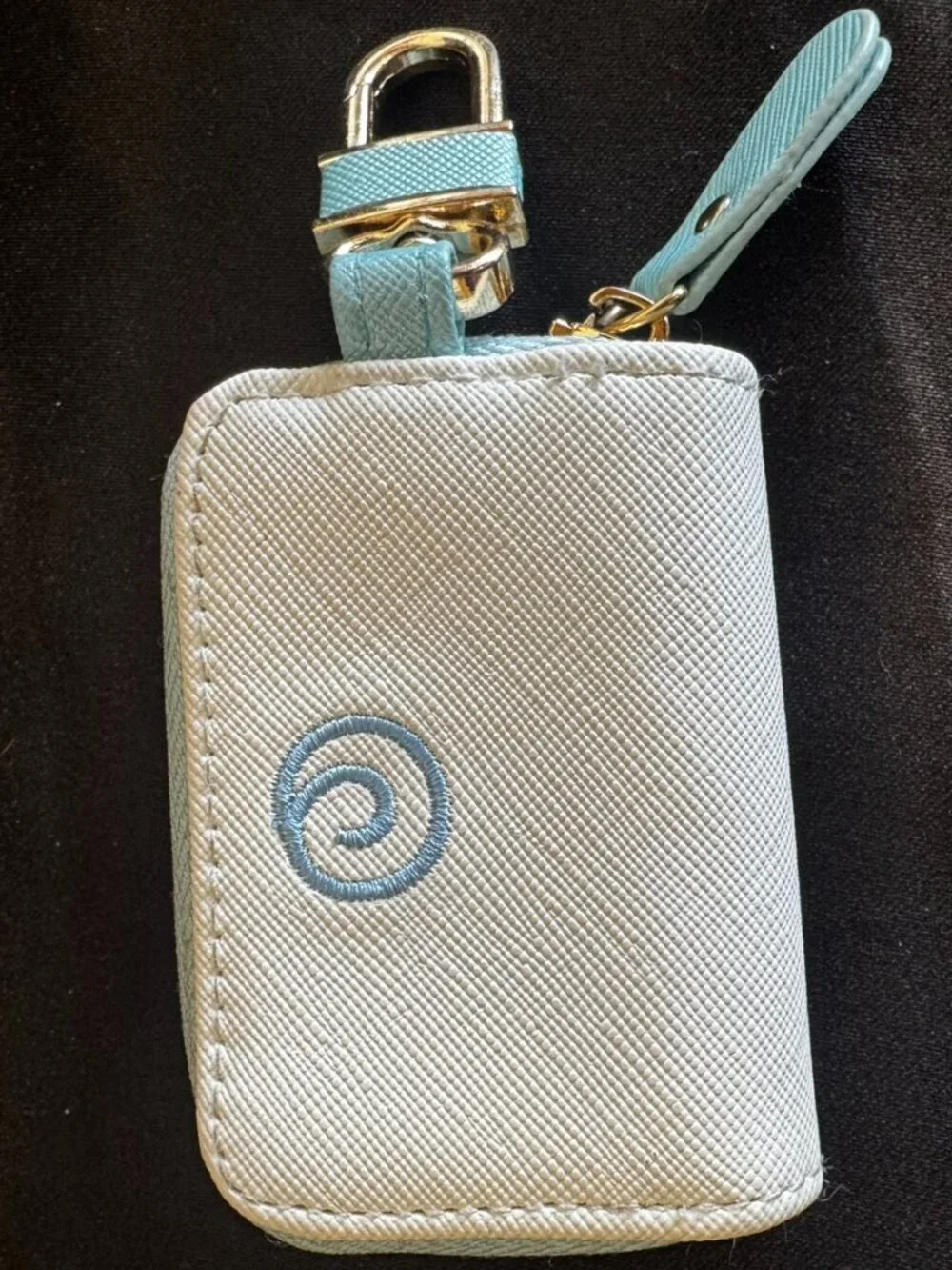 Sanrio Cinnamoroll Mini Coin Purse Key Holder Zip Wallet Keychain Blue Kawaii